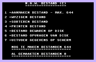 N. A. W. Bestand (C) Screenshot
